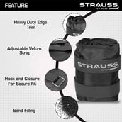 1 - Strauss Ankle Weight (Pair),  Black  5 kg 
