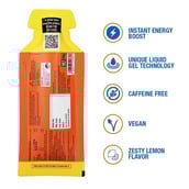 2 - Fast & Up Energy Gel,  5 Piece(s)/Pack  Zesty Lemon 