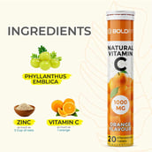 3 - Boldfit Natural Vitamin C,  20 tablet(s)  Orange (Pack of 4) 