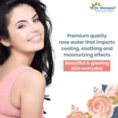 2 - Dr. Morepen Pure & Natural Rose Water,  120 ml  for All Types of Skin 
