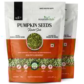 1 - NourishVitals Roasted Pumpkin Seeds,  Natural (Pack of 2)  0.200 kg 