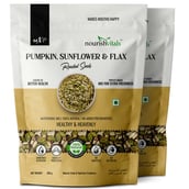 1 - NourishVitals Roasted Seeds, Pumpkin, Sunflower & Flax (Pack of 2) 0.200 kg
