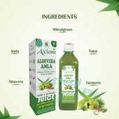 2 - Jeevan Ras Aloevera Amla Juice,  1 L  Unflavoured Pack of 2 