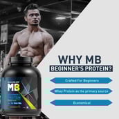 10 - MuscleBlaze Beginner's Protein OP, 4.4 lb Chocolate