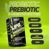 2 - Nutrex Lipo 6 Black Probiotic,  30 capsules  Unflavoured 