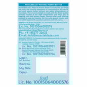 7 - MuscleBlaze Natural Peanut Butter Unsweetened,  0.750 kg  Crunchy 