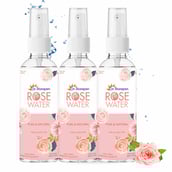 1 - Dr. Morepen Pure & Natural Rose Water Spray,  100 ml  for All Types of Skin Pack of 3 