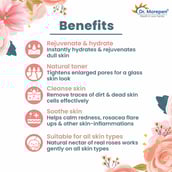 6 - Dr. Morepen Pure & Natural Rose Water Spray,  100 ml  for All Types of Skin Pack of 3 