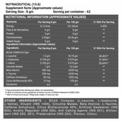 supplement - Big Flex Essential BCAA Energy,  1.1 lb  62 Servings  Orange 