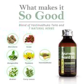 2 - Ustraa Ayurvedic Beard Growth Oil,  100 ml  Nourishment of Yastimadhuka Taila 