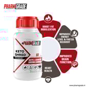 5 - Pharmgrade Keto Shred,  60 tablet(s)  Unflavoured +  Healthy Living Garcinia Cambogia 60 Tabs Free 