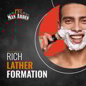 3 - Man Arden Premium Shaving Brush, 1 Piece(s)/Pack With Ultra Soft & Absorbent Bristles (Elegant Black)