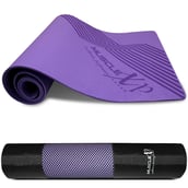 1 - MuscleXP Designer Yoga Mat with Cover Bag,  Purple  6 mm 