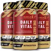 1 - MuscleXP Daily Vital Multi Vitamin,  60 tablet(s)  Unflavoured (Pack of 3) 