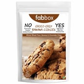 1 - Fabbox Choco-Chip Banana Cookies,  Unflavoured  220 g 