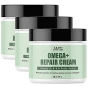 1 - Azani Active Care Omega + Repair Cream,  80 g  for All Skin Types (Pack of 3) 