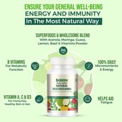 1 - bGREEN Plant Based Natural Multivitamins by MuscleBlaze, 60 capsules Unflavoured