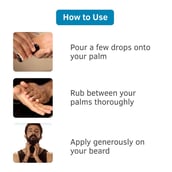 5 - Ustraa Mooch and Beard Oil Woody,  35 ml  with Cedar Wood & Wheat Germ Oil 