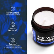 2 - Ustraa Hair Wax,  100 g  Strong Hold - Matt Look 