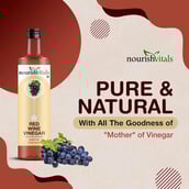 4 - NourishVitals Red Wine Vinegar,  0.500 L  Unflavoured 