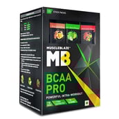 MuscleBlaze BCAA Pro, 15 sachets/pack 15 Servings (15 Stick Pack )Watermelon, Fruit Splash & Green Apple '