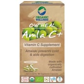 Organic Wellness OW'Heal Amla C Plus,  90 capsules 