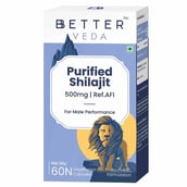 1 - Bbetter Veda Purified Shilajit 500mg,  60 veggie capsule(s) 