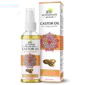 1 - AromaMusk Pure Cold Pressed Castor Oil, 100 ml For Hair & Skin