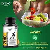 3 - GHC Zinc Gluconate (85mg),  60 capsules 