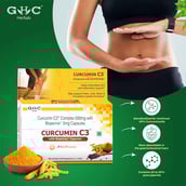 5 - GHC Curcumin C3 Complex 500mg with Bioperine 5mg,  30 capsules 