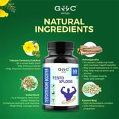 1 - GHC Testo Xplode Natural Testosterone Booster Supplement,  60 capsules  Unflavoured 