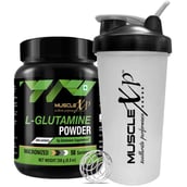 1 - MuscleXP Micronized L-Glutamine Powder,  0.55 lb  Unflavoured 