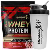 1 - MuscleXP 100% Whey Protein with Digestive Enzyme, 2.2 lb Double Chocolate