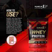 7 - MuscleXP 100% Whey Protein with Digestive Enzyme, 2.2 lb Double Chocolate