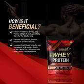 4 - MuscleXP 100% Whey Protein with Digestive Enzyme, 2.2 lb Double Chocolate Pack of 2
