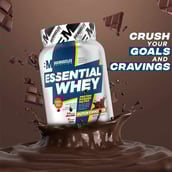 8 - Big Muscles Essential Whey Protein,  2.2 lb  Dutch Chocolate 