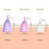 6 - Sirona Pad Free Periods Menstrual Cup,  1 Piece(s)/Pack  for Women (Medium) 