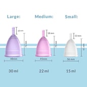 6 - Sirona Pad Free Periods Menstrual Cup,  1 Piece(s)/Pack  for Women (Small) 