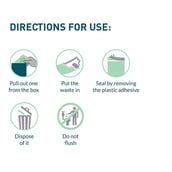 6 - Sirona Diaper Disposal Bags,  10 Piece(s)/Pack  for Men and Women (Adult) 