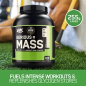 6 - ON (Optimum Nutrition) Serious Mass, 6.6 lb Vanilla