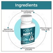2 - Vogue Wellness Omega 3 - Pack of 3,  60 softgels 