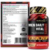 9 - MuscleXP Men Daily Sports MultiVitamin,  60 tablet(s)  Unflavoured Pack of 2 