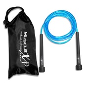 1 - MuscleXP Skipping Rope,  Blue & Black  Free Size 