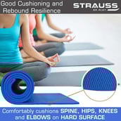 6 - Strauss Yoga Mat,  Blue  6 mm 