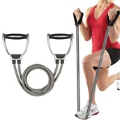 2 - Strauss Double Toning Tube,  Grey  Free Size 