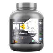 MuscleBlaze Biozyme Performance Whey, 4.4 lb Choco Banana Smoothie