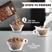 7 - MuscleBlaze Protein Granola,  Chocolate & Almonds  350 g