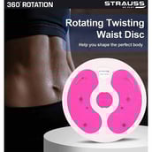 7 - Strauss Tummy Twister,  White and Pink  100 kg 