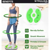 3 - Strauss Tummy Twister, White and Green 100 kg