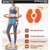 3 - Strauss Tummy Twister,  White and Orange  100 kg 